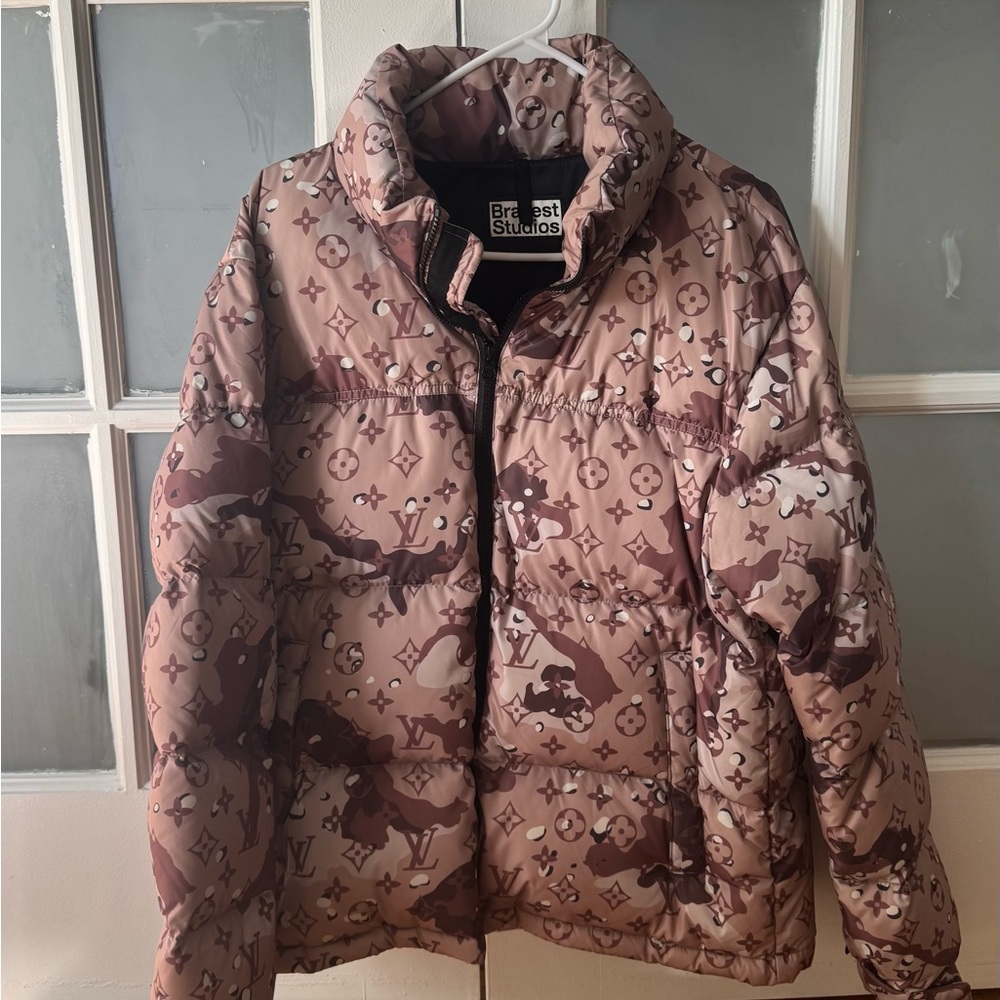 Bravest Studios 2020 Louis Vuitton Desert Camo Puffer